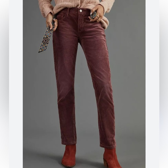 Anthropologie Pilcro the letter corduroy boyfriend pants  26 - Picture 1 of 10